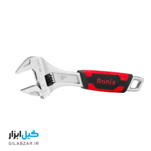 آچار فرانسه سایز 10 روکش‌دار رونیکس مدل RH-2442