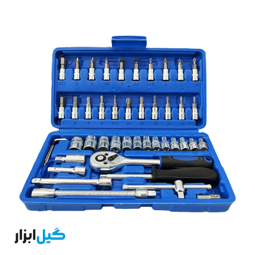 ست آچار بکس باس مدل Z34 مجموعه ۴۶ عددی