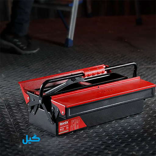 جعبه ابزار فلزی اتوماتیک 50 سانتی متر 2 طبقه