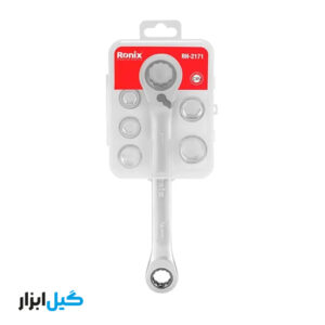 ست سری آچار جغجغه دسته ثابت چپگرد و راستگرد رونیکس مدل RH-2171